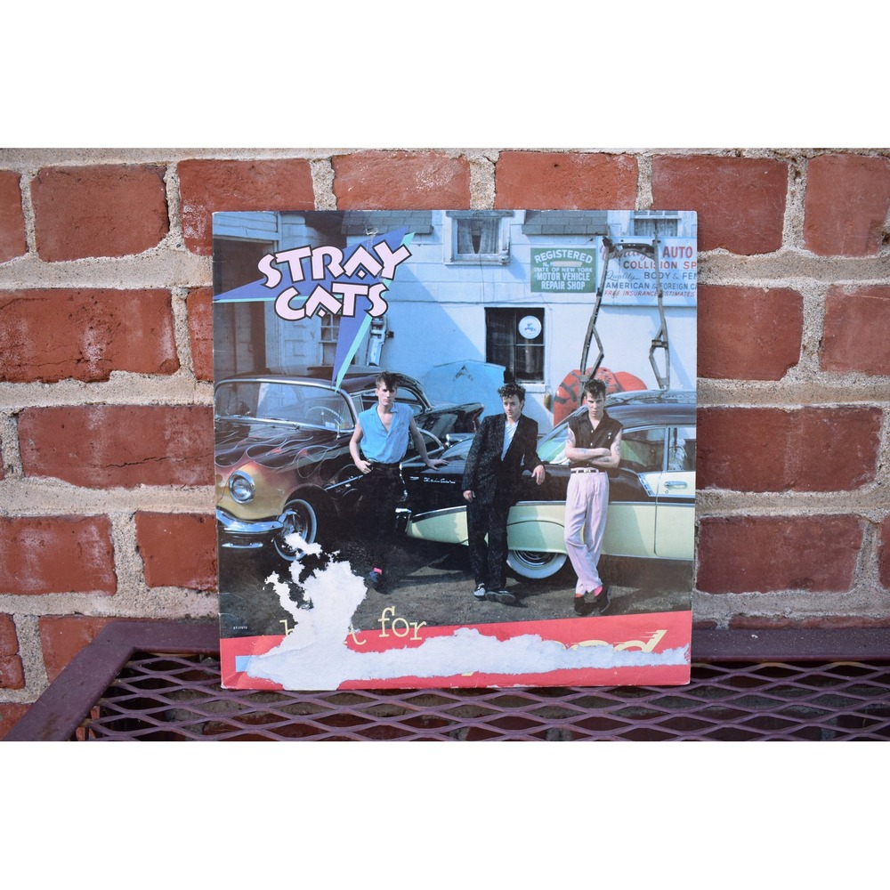 Stray Cats Built for Speed Vintage US Pressing Vinyl LP Record ST-17070 EMI